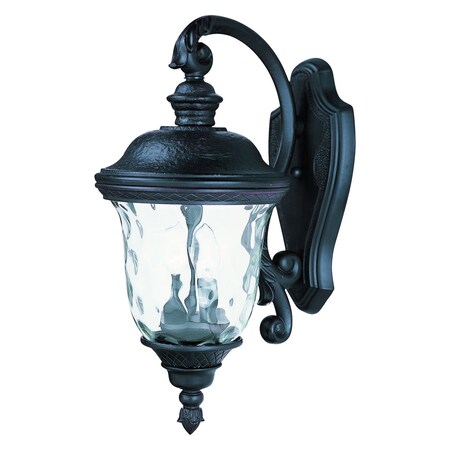 Maxim Two Light Oriental Bronze Water Glass Glass Wall Lantern 3496WGOB